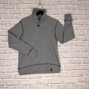 Marc Ecko Cut & Sew 80% Cotton Sweater Long Sleeve Shawl Collar Men's Size S